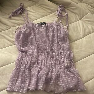 Purple Lace Top